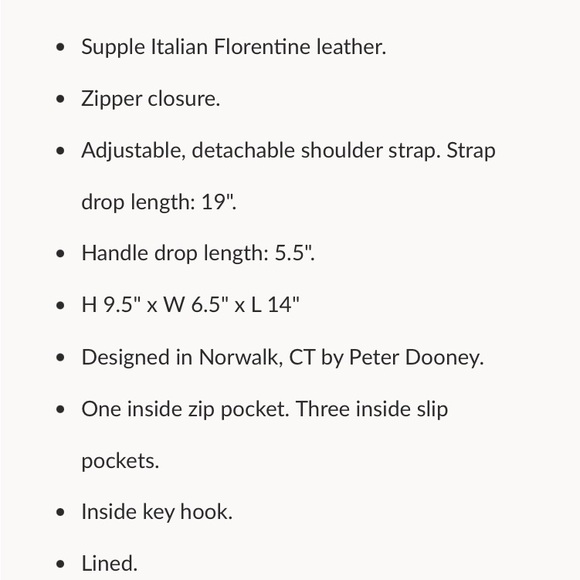 DOONEY AND BOURKE FLORENTINA LEATHER SATCHEL HANDBAG Dark Brown T’Moro - Picture 8 of 14